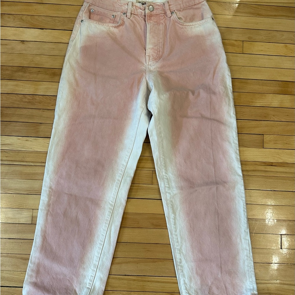 Stussy Big Ol Pink Ombre Jeans